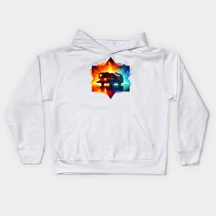 Fire Truck Kids Hoodie